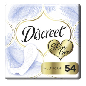 Ежедневные прокладки Discreet Skin Love Multiform, 54 шт